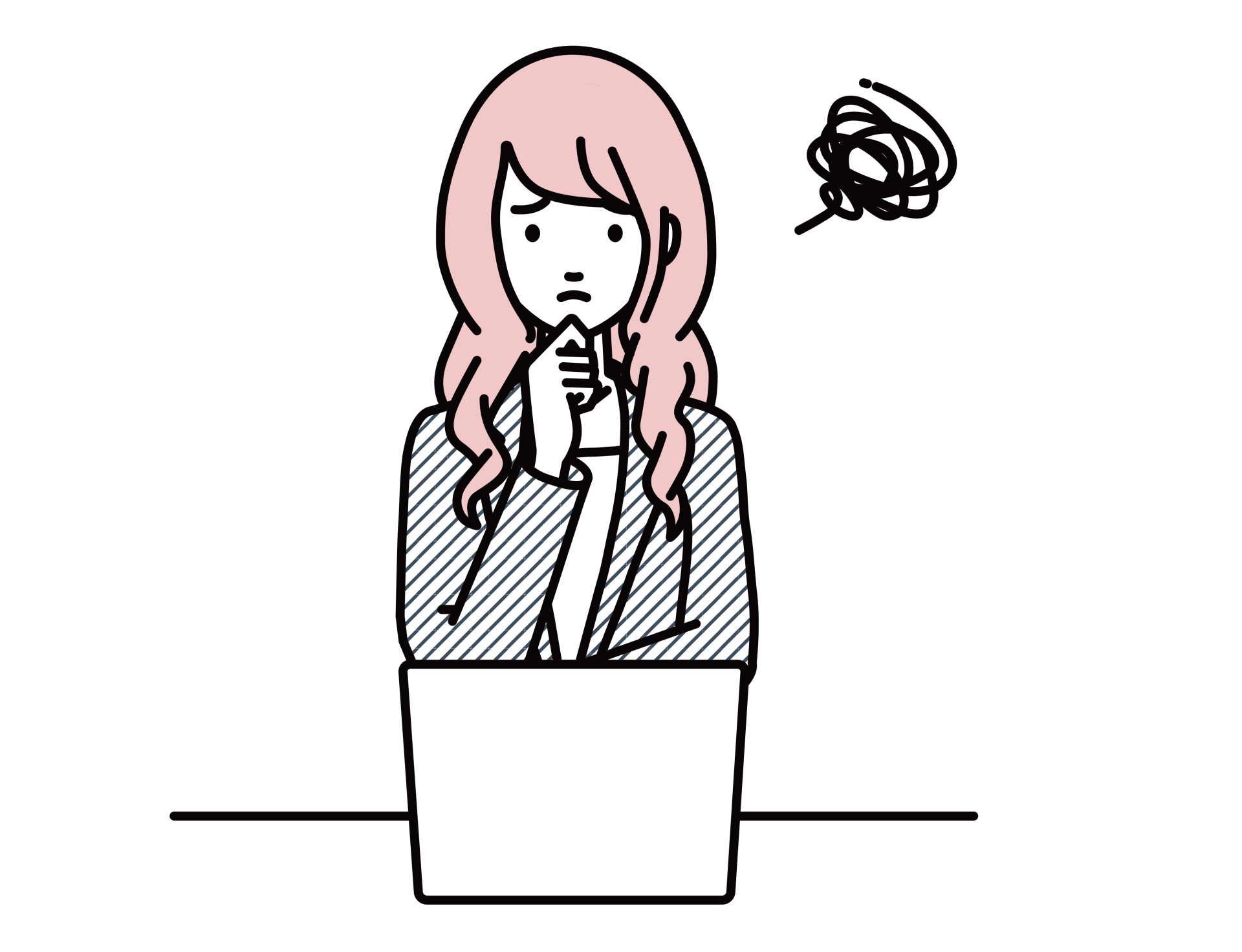 困った人