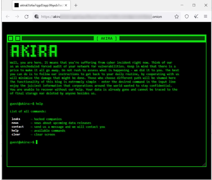 Akira　ランサム