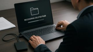 デジタル鑑識による削除データの復元作業