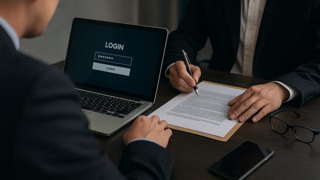 弁護士と連携して進めるフォレンジック調査の打ち合わせ