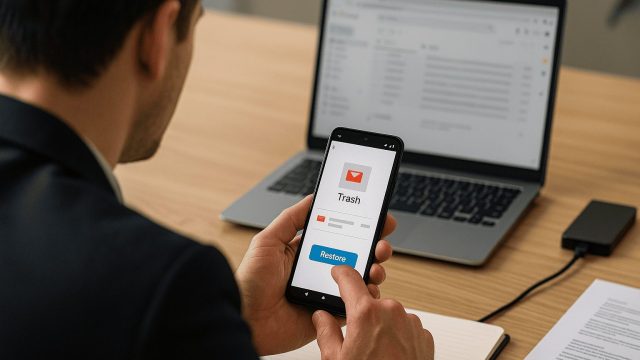 Android　メール復元