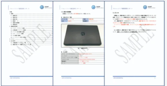 報告書の提出